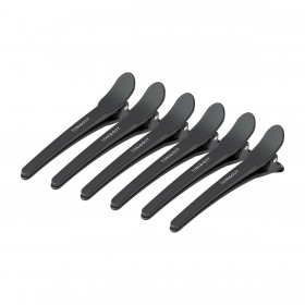 Hair clips 10 pcs., black